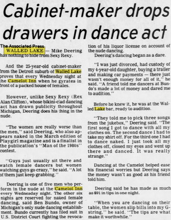 Mr. Bs Camelot Inn (Maple Lanes, Shadow Fax, Olde World Market) - Feb 18 1980 Article